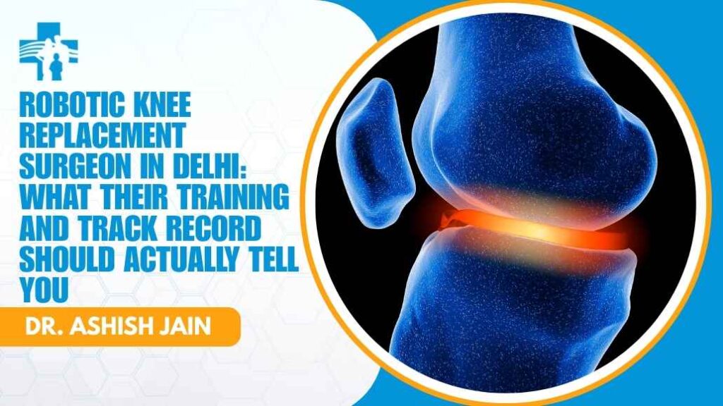 Robotic knee replacement surgeon consultation in Delhi